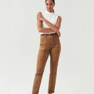 Spanx Stretch Twill Straight Leg Pants M